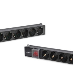 Qoltec Listwa zasilająca PDU do RACK | 16A | 16xSCHUKO | Pio… | PartsPC.pl