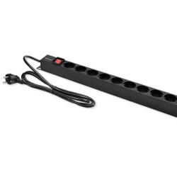 Qoltec Listwa zasilająca PDU do RACK | 16A | 16xSCHUKO | Pio… | PartsPC.pl
