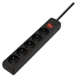 Listwa przeciwprzepięciowa SAVIO LZ-17 5 gniazd 3 m | PartsPC.pl