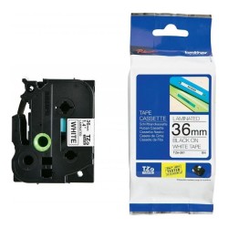 Taśma Brother P-Touch TZe-261 36mm x 8m (TZE261) - biała, cz… | PartsPC.pl