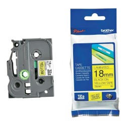Taśma Brother P-Touch TZe-641 18mm x 8m (TZE641) - żółta, cz… | PartsPC.pl