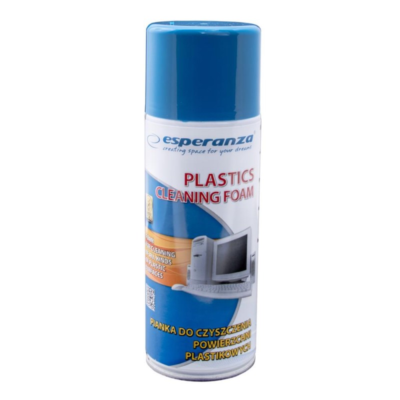 Pianka do czyszczenia plastiku Esperanza ES104 400ml | PartsPC.pl
