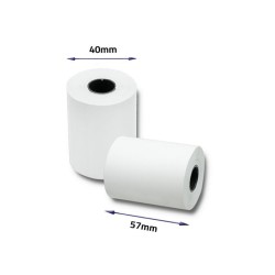Rolka termiczna Qoltec 57x15 | 55g/m2 | 10szt | PartsPC.pl