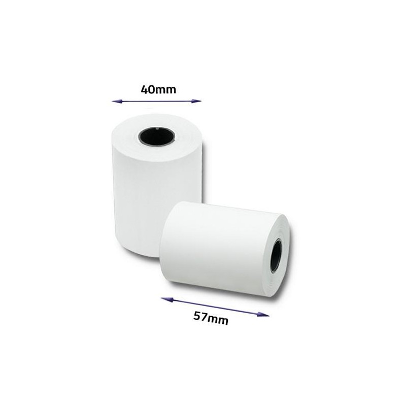 Rolka termiczna Qoltec 57x15 | 55g/m2 | 10szt | PartsPC.pl