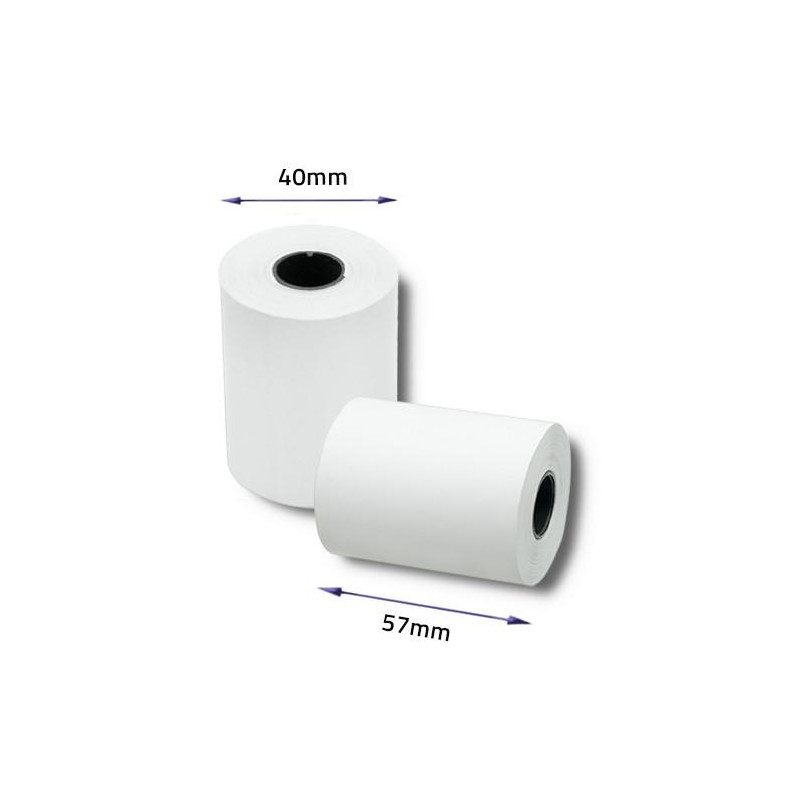 Rolka termiczna Qoltec 57x16 | 55g/m2 | 10szt. | BPA free | PartsPC.pl