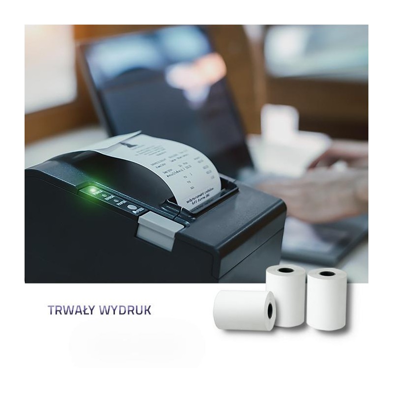 Rolka termiczna Qoltec 57x16 | 55g/m2 | 10szt. | BPA free | PartsPC.pl