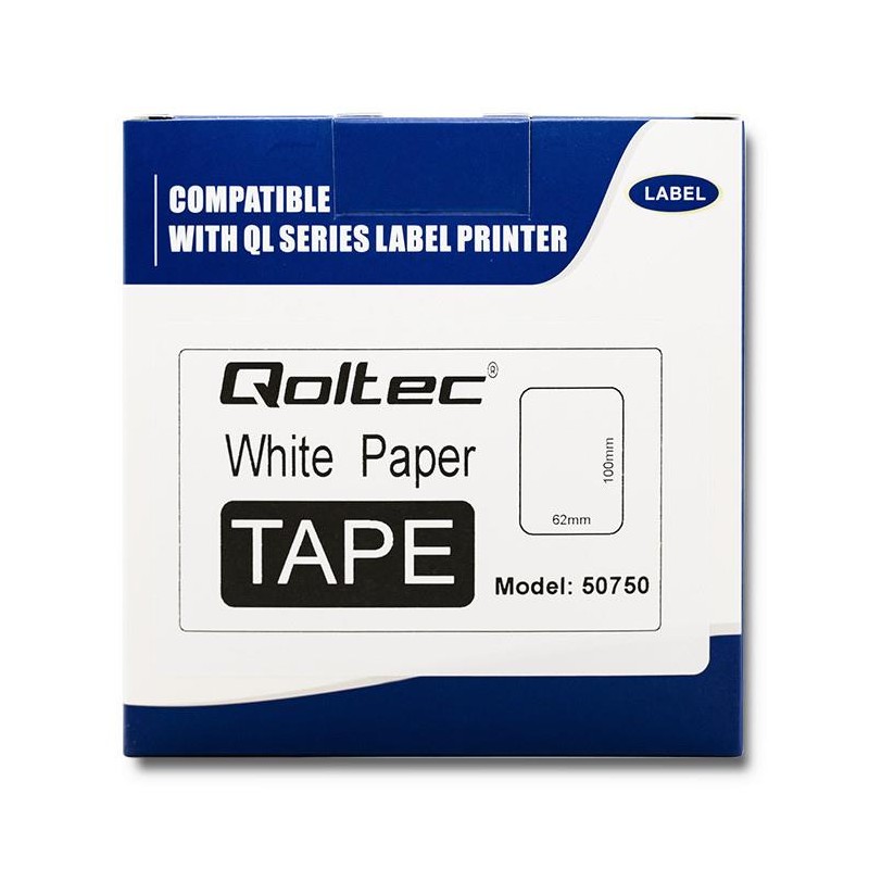 Taśma Qoltec do BROTHER DK-11202 | 62mm x 100mm | 300 etykie… | PartsPC.pl