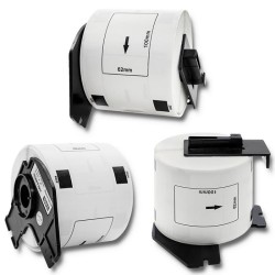 Taśma Qoltec do BROTHER DK-11202 | 62mm x 100mm | 300 etykie… | PartsPC.pl