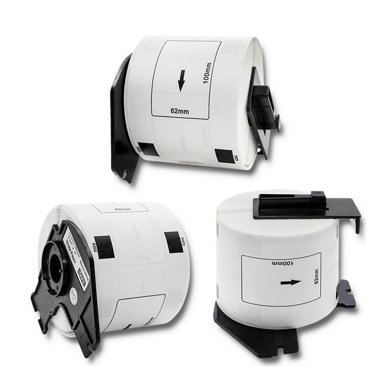Taśma Qoltec do BROTHER DK-11202 | 62mm x 100mm | 300 etykie… | PartsPC.pl