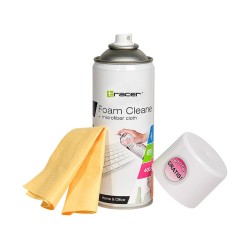 Pianka czyszcząca Tracer plastik 400 ml + microfibre | PartsPC.pl
