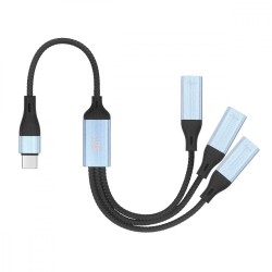 Kabel USB C splitter - 3x USB C | PartsPC.pl