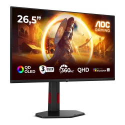 AOC Monitor 26.5 cala Q27G4SDR QD-OLED 360Hz HDMIx2 DP Pivot… | PartsPC.pl