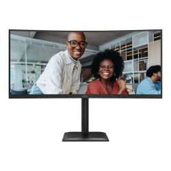 Monitor AOC 34" CU34E4CV VA WQHD 120Hz 2xHDMI DP HUB RJ45 gł… | PartsPC.pl