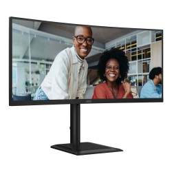 Monitor AOC 34" CU34E4CV VA WQHD 120Hz 2xHDMI DP HUB RJ45 gł… | PartsPC.pl
