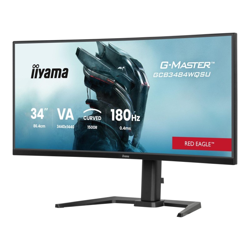 IIYAMA Monitor G-Master 34 cale GCB3484WQSU-B1,VA,UWQHD,180H… | PartsPC.pl