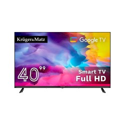 Telewizor Kruger&Matz 40" FHD Google TV, DVB-T2/S2/T/C H.265… | PartsPC.pl