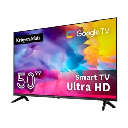 Telewizor Kruger&Matz 50" UHD Google TV, DVB-T2/S2/T/C H.265… | PartsPC.pl