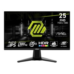 MSI Monitor MAG 255XF 24.5 cala/LED/FHD/Flat/300Hz/Black | PartsPC.pl