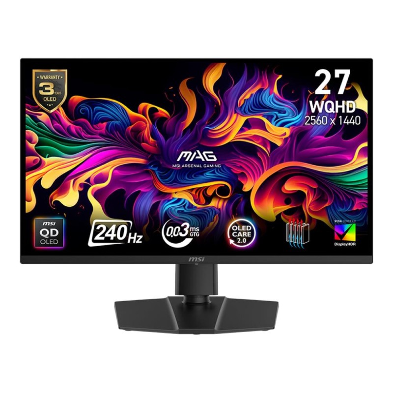 MSI Monitor MAG 271QP QD-OLED X 24/26.5 cali/FLAT/QD-LED/WQH… | PartsPC.pl