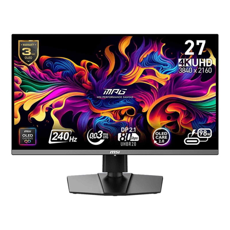 Monitor MSI 26,5" MPG 272URX QD-OLED 4K UHD 240Hz 2xHDMI DP … | PartsPC.pl