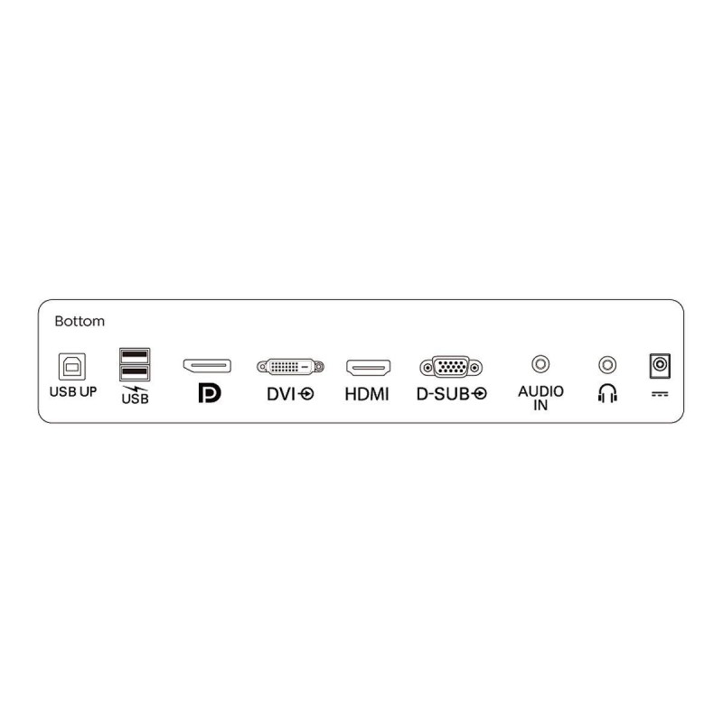 Monitor Philips 21,5" 222B9TA/00 Touch VA FHD 60Hz HDMI DP VGA DVI-D HUB