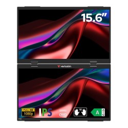 Monitor przenośny Verbatim Dual Monitor Essentials 15,6" IPS… | PartsPC.pl