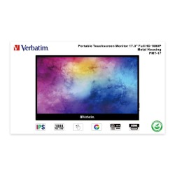 Monitor przenośny dotykowy Verbatim 17,3" PMT-17 Portable To… | PartsPC.pl