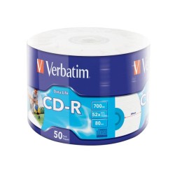 Płyty CD-R Verbatim 700MB Extra Protection Printable Wrap (5… | PartsPC.pl