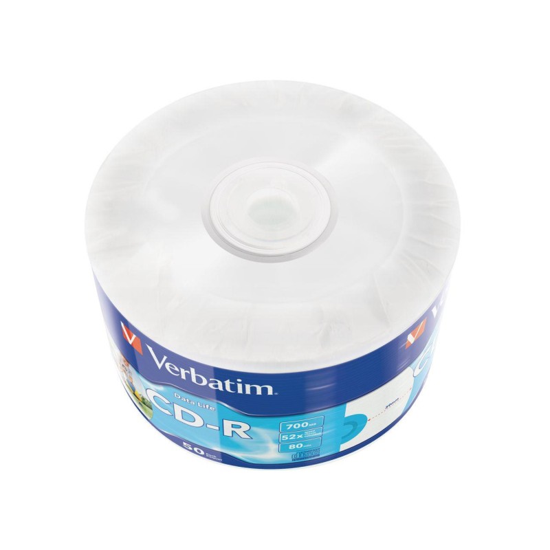 Płyty CD-R Verbatim 700MB Extra Protection Printable Wrap (5… | PartsPC.pl