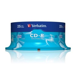 Płyty CD-R Verbatim 52x 700MB Extra Protection (Cake 25) | PartsPC.pl