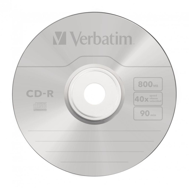 Płyty CD-R Verbatim 40x 800MB (Jewel Case 10) EXTRA PROTECTI… | PartsPC.pl