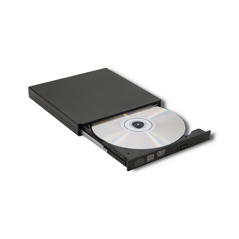 Nagrywarka Qoltec DVD-RW zewnętrzna | USB2.0 | czarna | PartsPC.pl