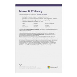 Oprogramowanie Microsoft M365 Family PL 1Y 6U Win/Mac EP2-32… | PartsPC.pl