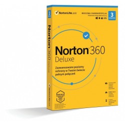 Oprogramowanie NORTON 360 Deluxe 25GB PL 1 użytkownik, 3 urz… | PartsPC.pl