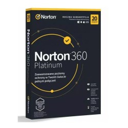 Oprogramowanie NORTON 360 PLATINUM 100GB PL 1 użytkownik 20 … | PartsPC.pl