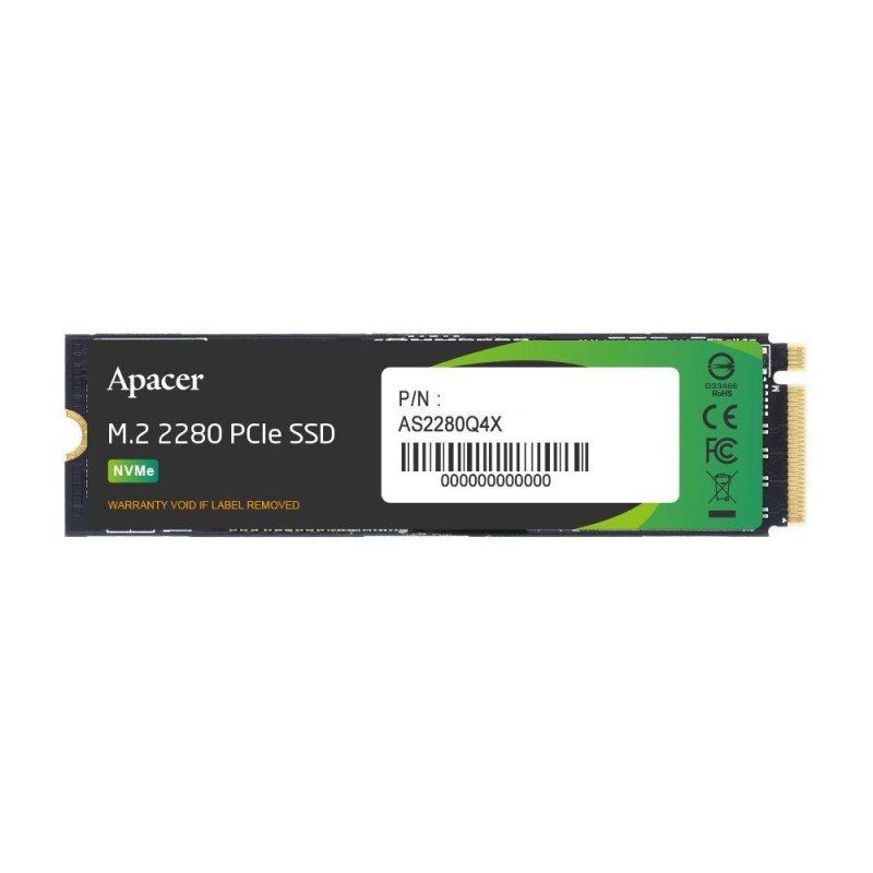 Dysk SSD Apacer AS2280Q4X 1TB M.2 2280 PCIe NVMe Gen4 x4... | PartsPC.pl