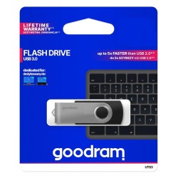 Pendrive GOODRAM UTS3 64GB USB 3.2 Gen 1 Black | PartsPC.pl