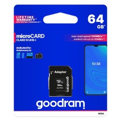 Karta pamięci microSDXC GOODRAM 64GB M1AA-0640R12 cl 10 UHS-… | PartsPC.pl