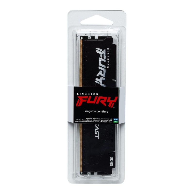 Kingston Pamięć DDR5 Fury Beast Black 32GB(1*32GB)/6000 CL36… | PartsPC.pl