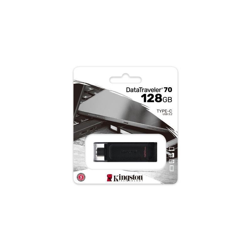 Pendrive Kingston DataTraveler 70 128GB USB 3.2 Gen 1 Type-C… | PartsPC.pl