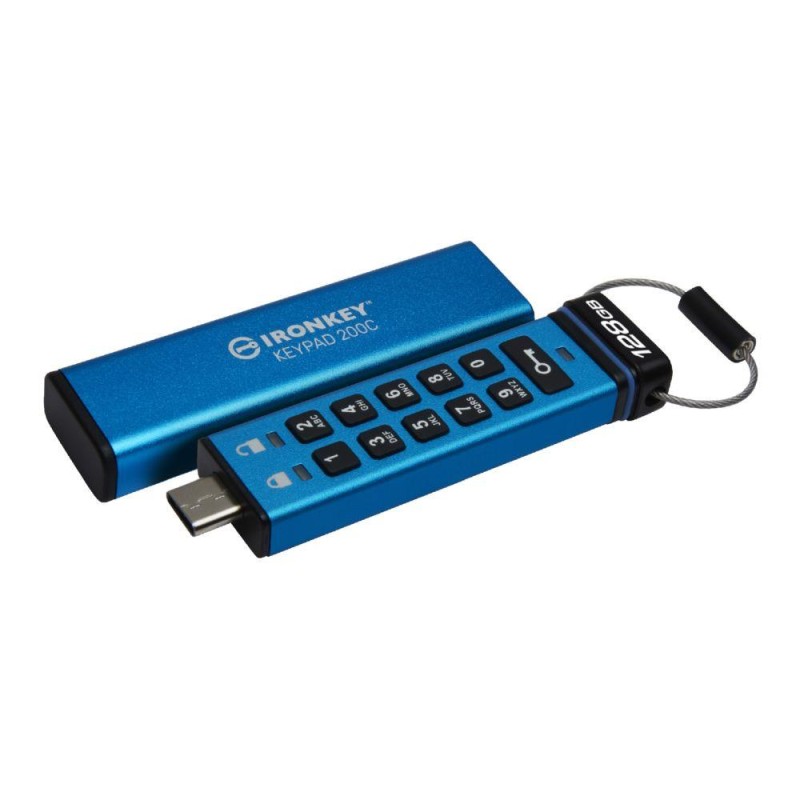 Pendrive Kingston IronKey Keypad 200C 128GB USB 3.2 Gen 1 Type-C