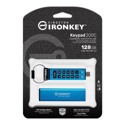 Pendrive Kingston IronKey Keypad 200C 128GB USB 3.2 Gen 1 Type-C