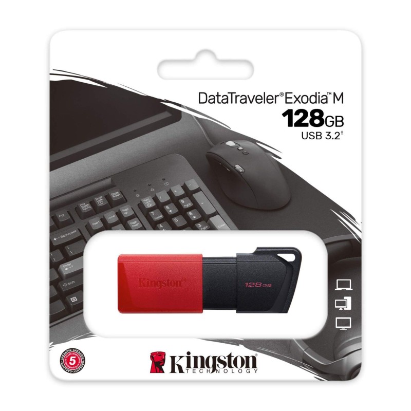 Pendrive Kingston DataTraveler Exodia M 128GB USB 3.2 Gen 1… | PartsPC.pl