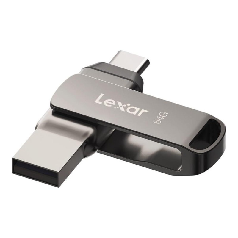 Pendrive Lexar JumpDrive D400 64GB USB 3.2 Gen1 Type-C 130MB/s srebrny