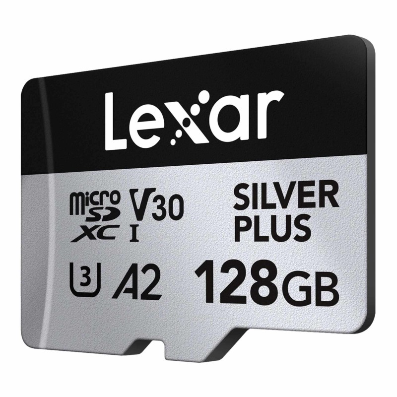 Karta pamięci Lexar microSDXC Silver Plus 128GB V30 UHS-I U3 A2 205/150MB/s
