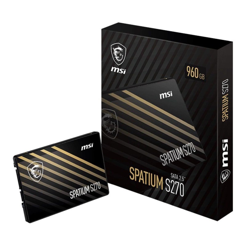 Dysk SSD MSI SPATIUM S270 960GB SATA3 2.5" (500/450 MB/s) 3D… | PartsPC.pl
