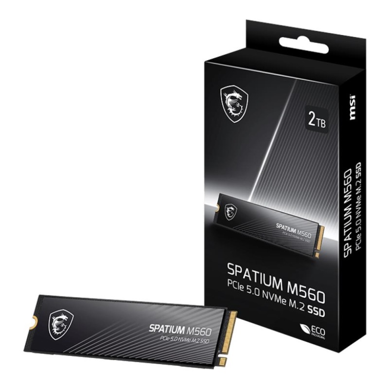 Dysk SSD MSI SPATIUM M560 2TB PCIe 5.0 NVMe 2.0 M.2 2280 (10… | PartsPC.pl