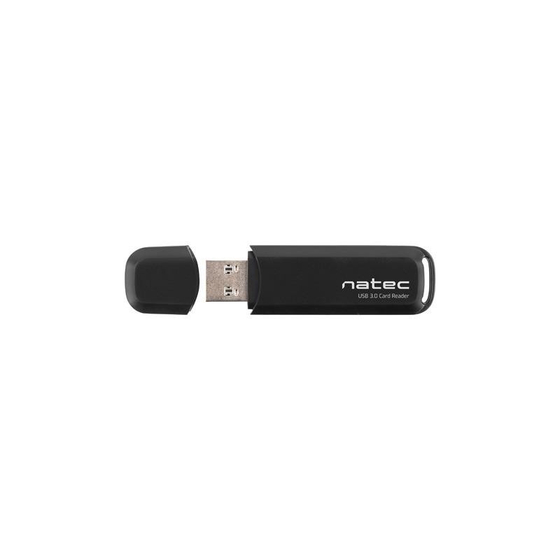 Czytnik kart Natec Scarab 2 SD/MicroSD USB 3.0 czarny | PartsPC.pl