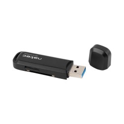 Czytnik kart Natec Scarab 2 SD/MicroSD USB 3.0 czarny | PartsPC.pl