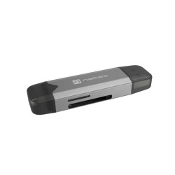 Czytnik kart Natec Scarab 3 USB-A + USB-C SD/MICRO SD USB 3.… | PartsPC.pl